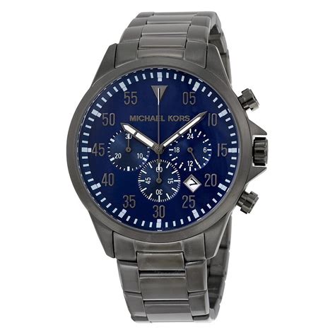 michael kors watch mk8443|Michael Kors Gage Chronograph Blue Dial Men's .